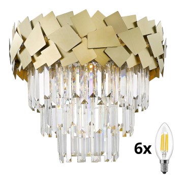 Brilagi - LED Křišťálové stropní svítidlo GLAMOUR 5xG9/42W/230V pr. 46 cm