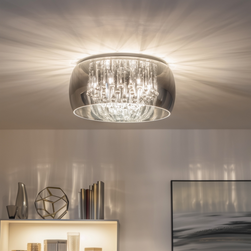 Brilagi - LED Křišťálové stropní svítidlo JEWEL 6xG9/42W/230V