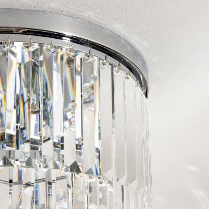 Brilagi - LED Křišťálové stropní svítidlo MOZART 5xE14/40W/230V lesklý chrom
