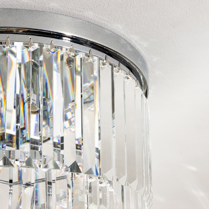 Brilagi - LED Křišťálové stropní svítidlo MOZART 5xE14/40W/230V lesklý chrom