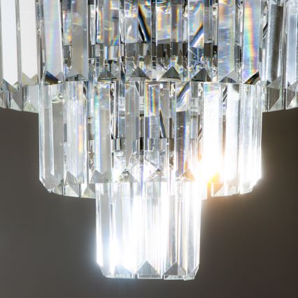 Brilagi - LED Křišťálové stropní svítidlo MOZART 5xE14/40W/230V lesklý chrom