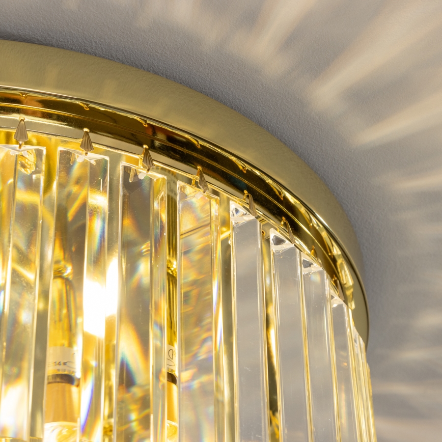 Brilagi - LED Křišťálové stropní svítidlo MOZART 5xE14/40W/230V zlatá