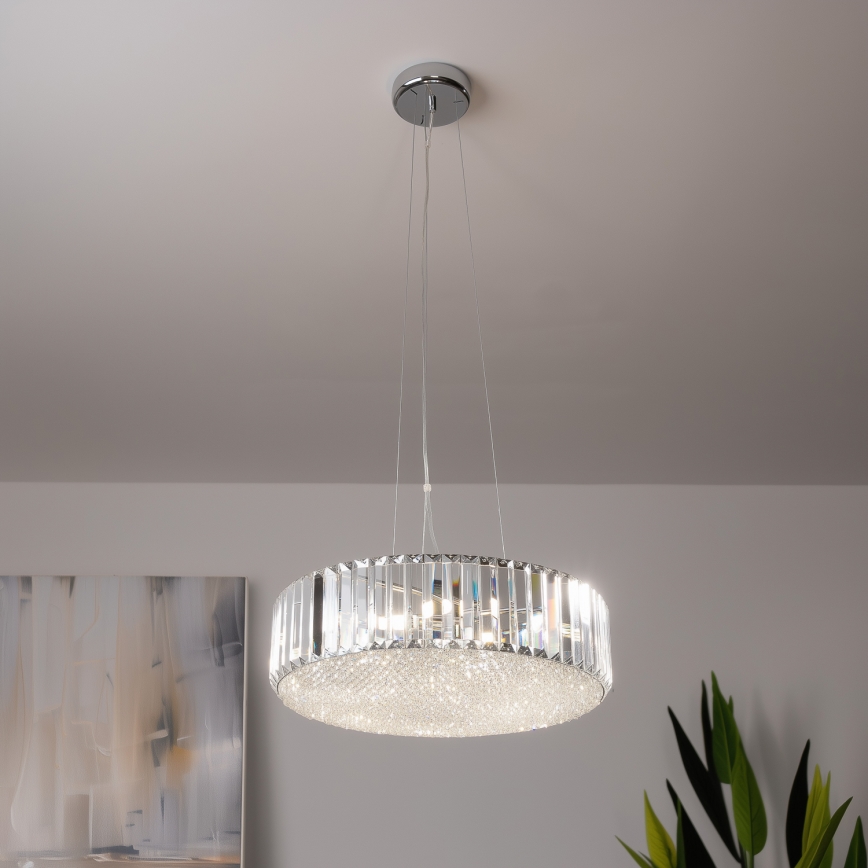 Brilagi - LED Křišťálový lustr na lanku GLAMOUR 5xG9/42W/230V