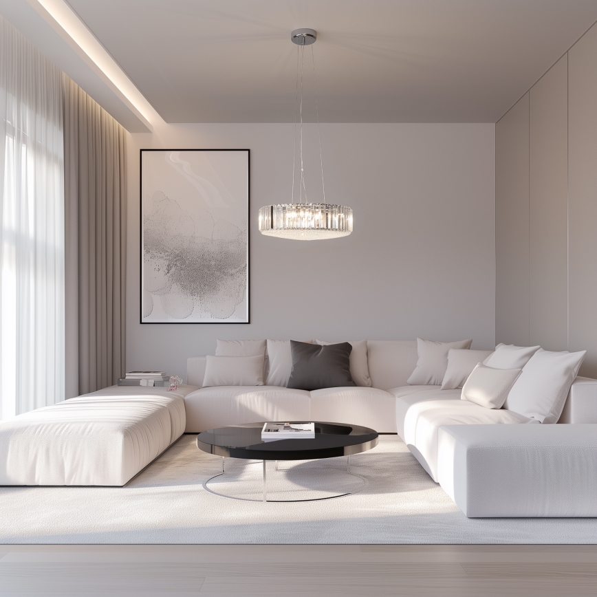 Brilagi - LED Křišťálový lustr na lanku GLAMOUR 5xG9/42W/230V