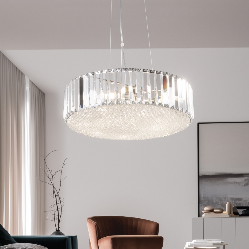 Brilagi - LED Křišťálový lustr na lanku GLAMOUR 5xG9/42W/230V