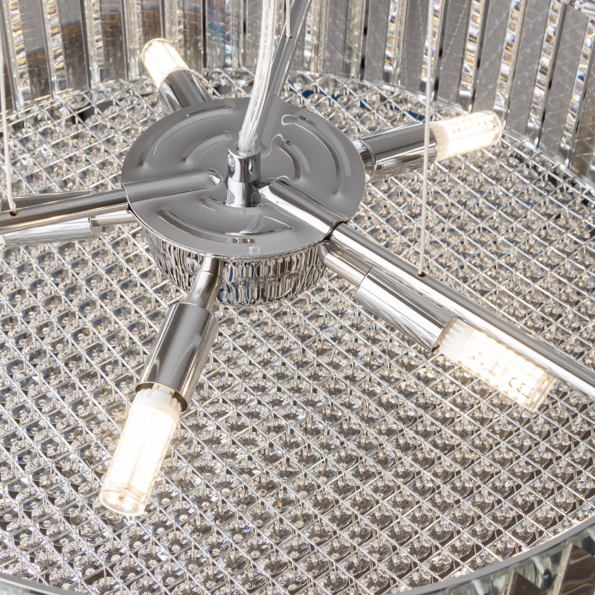 Brilagi - LED Křišťálový lustr na lanku GLAMOUR 5xG9/42W/230V
