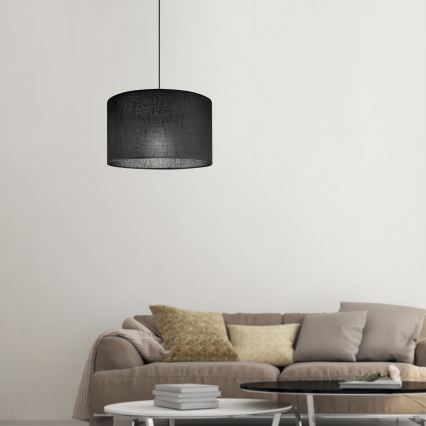 Brilagi - LED Lustr na lanku ANTHONY 1xE27/60W/230V dub/černá