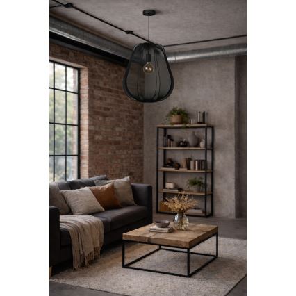 Brilagi - LED Lustr na lanku ARVEN 1xE27/8W/230V pr. 37 cm černá