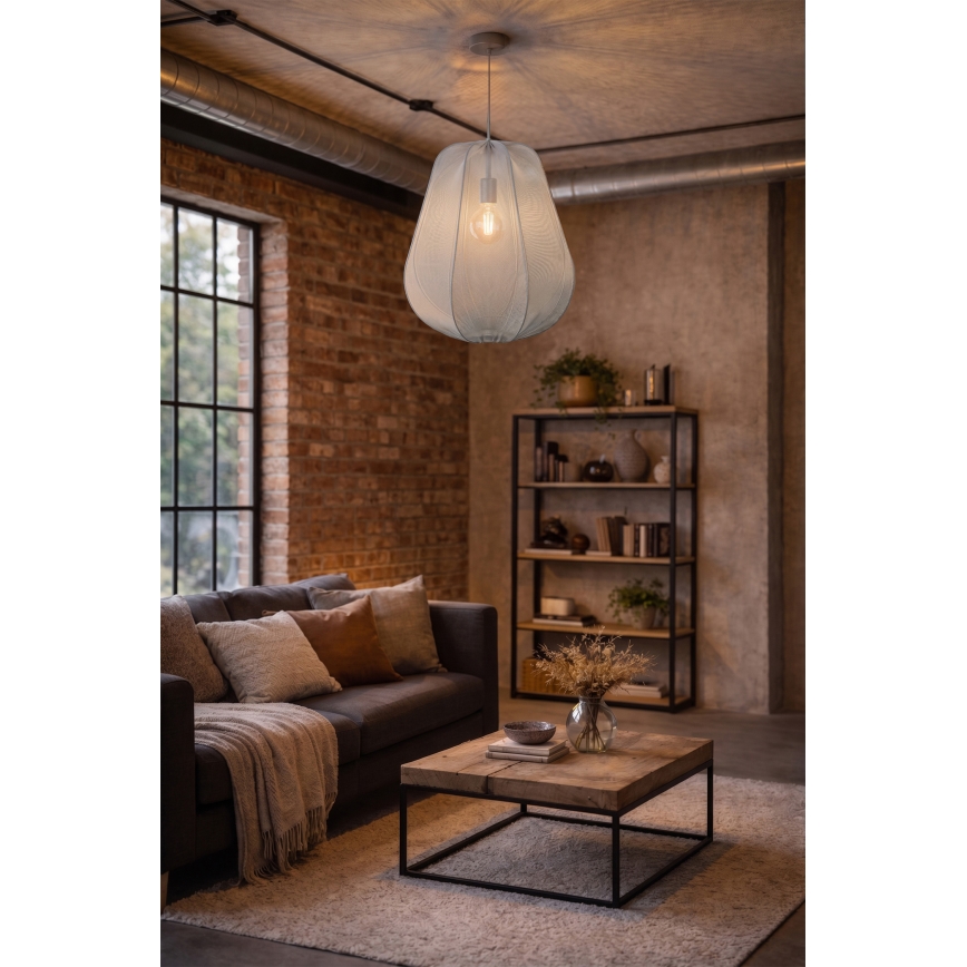 Brilagi - LED Lustr na lanku ARVEN 1xE27/8W/230V pr. 37 cm šedá