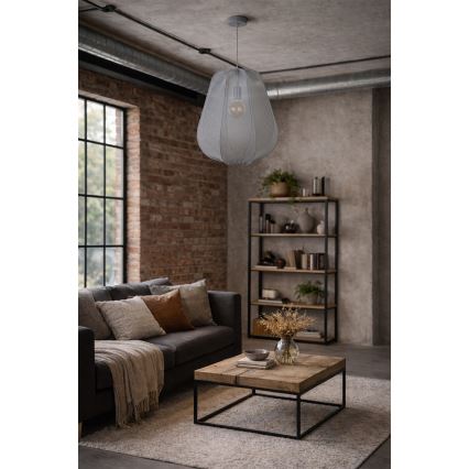 Brilagi - LED Lustr na lanku ARVEN 1xE27/8W/230V pr. 37 cm šedá
