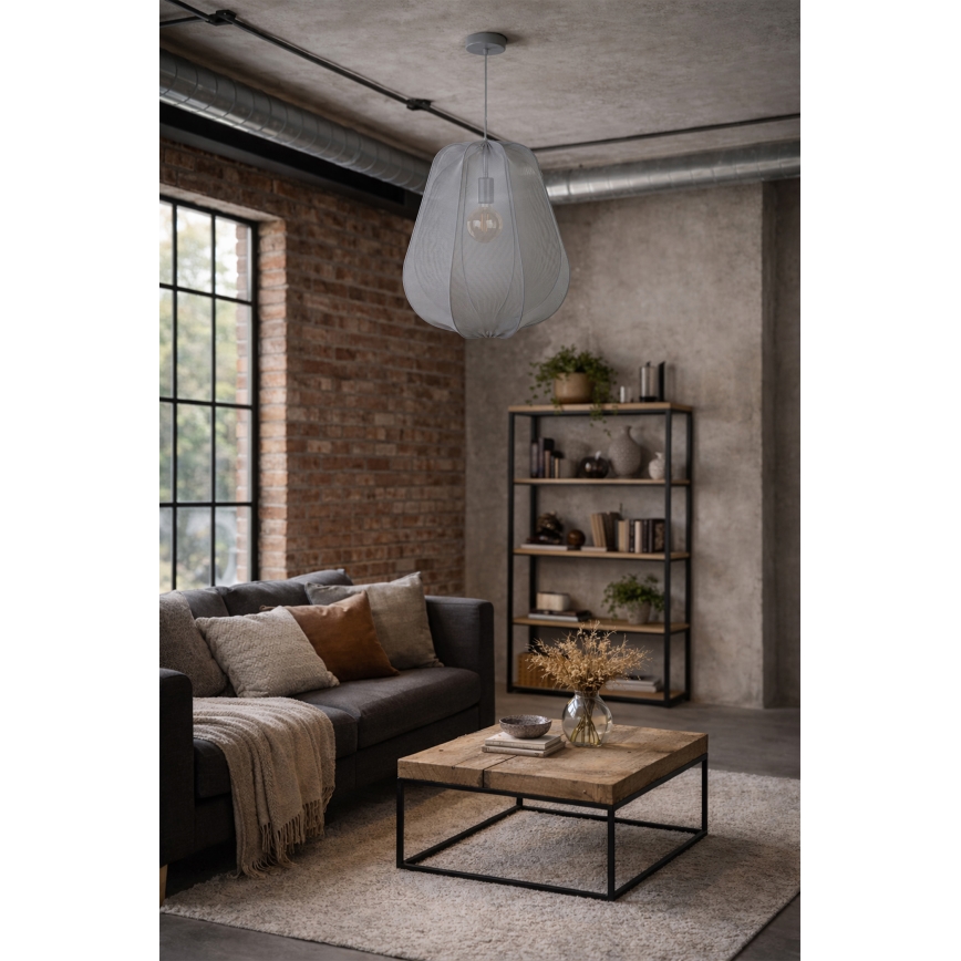 Brilagi - LED Lustr na lanku ARVEN 1xE27/8W/230V pr. 37 cm šedá