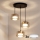 Brilagi - LED Lustr na lanku AURA LUX 3xGX53/13W/230V černá/zlatá