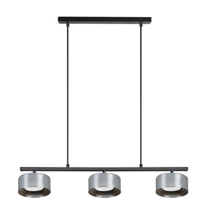 Brilagi - LED Lustr na lanku AURA LUX 3xGX53/30W/230V černá/kouřová