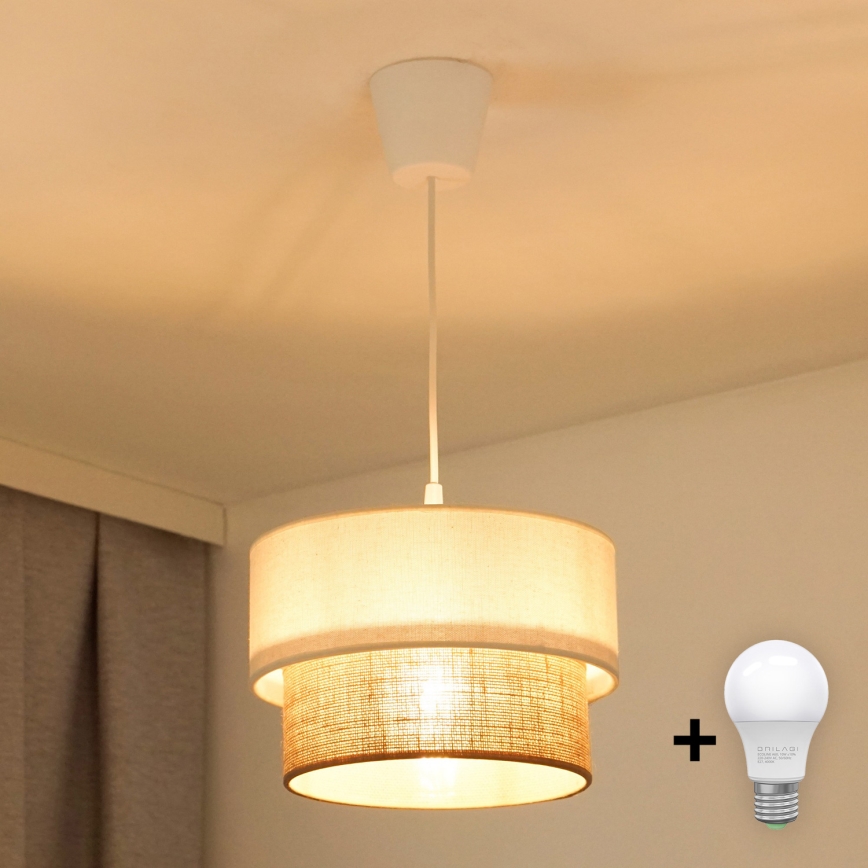 Brilagi - LED Lustr na lanku BOHO STYLE 1xE27/15W/230V pr. 25 cm