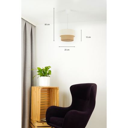 Brilagi - LED Lustr na lanku BOHO STYLE 1xE27/15W/230V pr. 25 cm