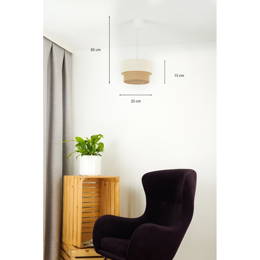 Brilagi - LED Lustr na lanku BOHO STYLE 1xE27/15W/230V pr. 25 cm