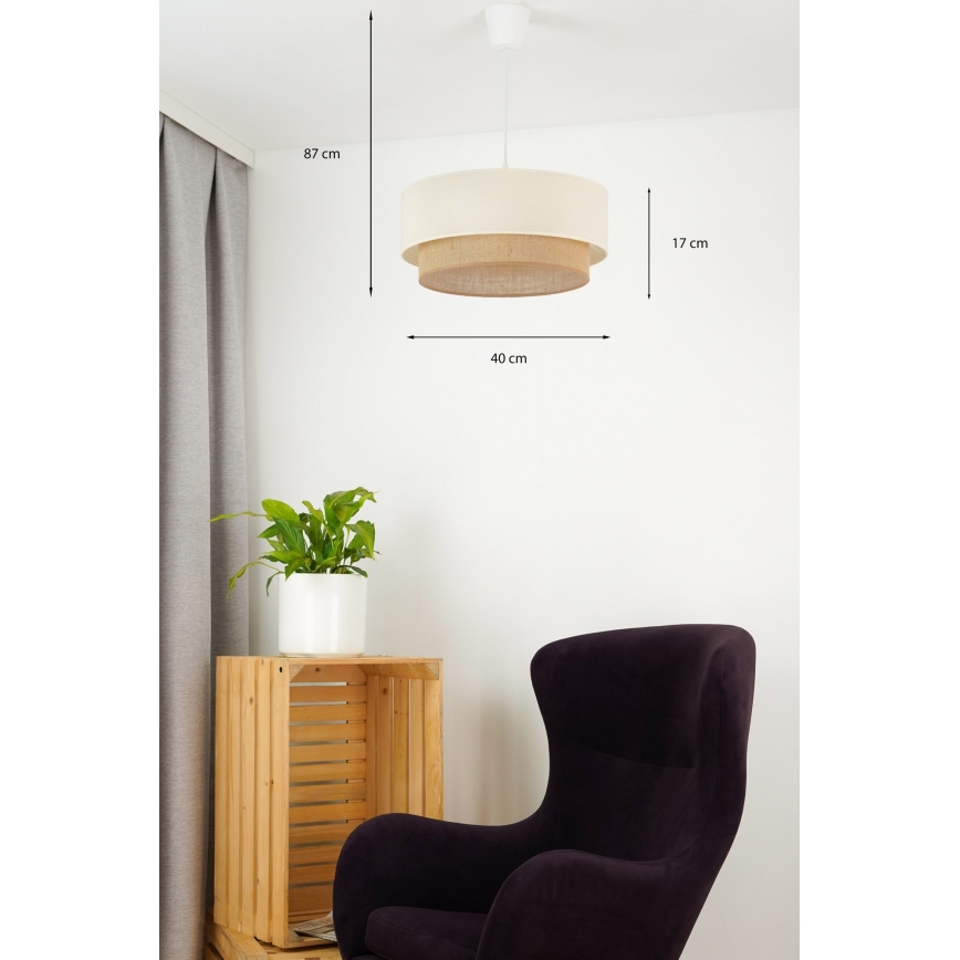Brilagi - LED Lustr na lanku BOHO STYLE 1xE27/15W/230V pr. 40 cm