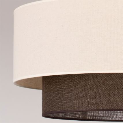 Brilagi - LED Lustr na lanku BOHO STYLE 3xE27/15W/230V pr. 60 cm krémová/hnědá