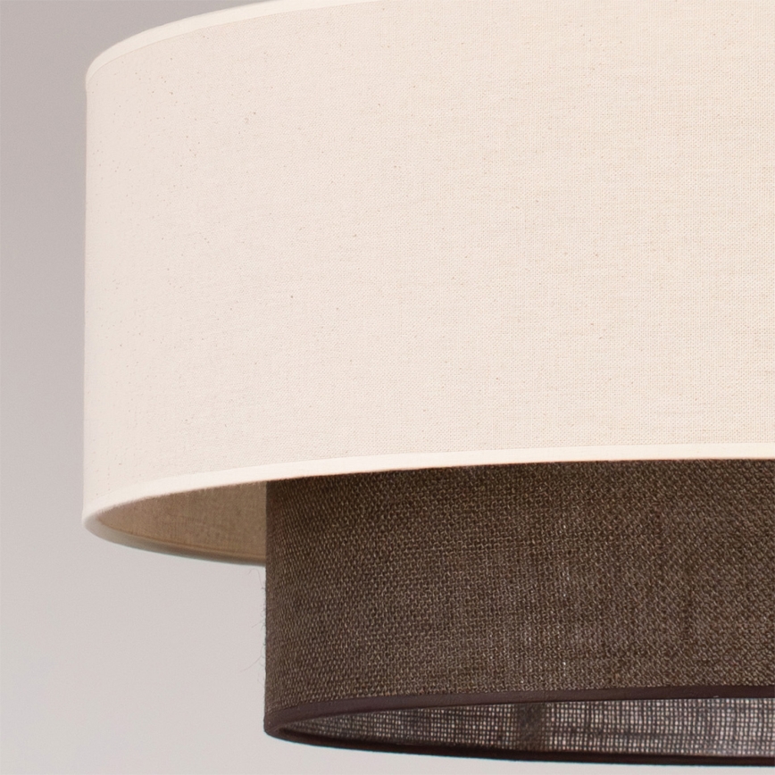 Brilagi - LED Lustr na lanku BOHO STYLE 3xE27/15W/230V pr. 60 cm krémová/hnědá