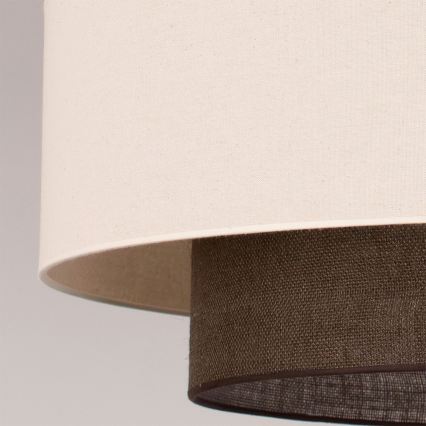 Brilagi - LED Lustr na lanku BOHO STYLE 3xE27/15W/230V pr. 80 cm krémová/hnědá