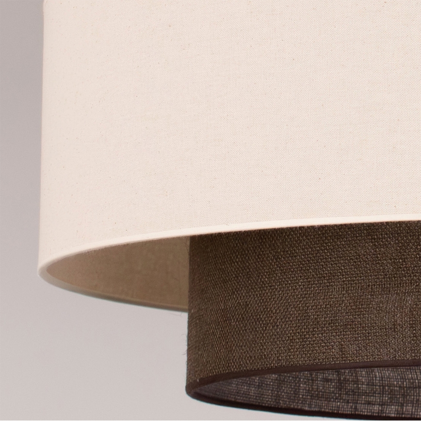 Brilagi - LED Lustr na lanku BOHO STYLE 3xE27/15W/230V pr. 80 cm krémová/hnědá