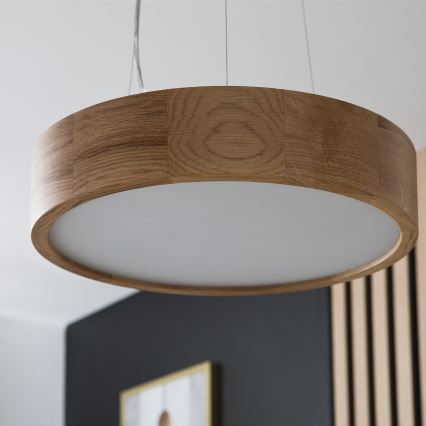 Brilagi - LED Lustr na lanku CARVALHO 2xE27/15W/230V dub pr. 37 cm