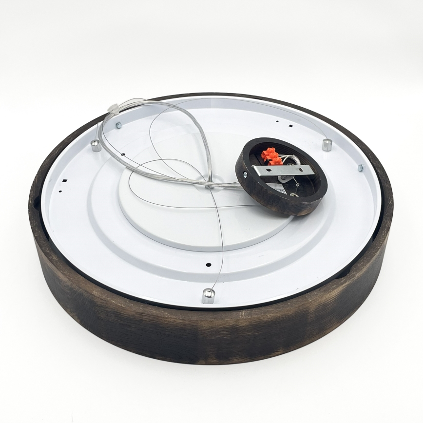 Brilagi - LED Lustr na lanku CARVALHO SMOKEY 3xE27/60W/230V dub pr. 47,5 cm