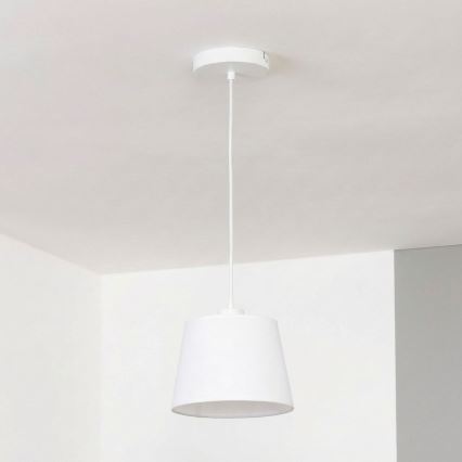 Brilagi - LED Lustr na lanku CERIA 1xE27/40W/230V pr. 20,5 cm bílá