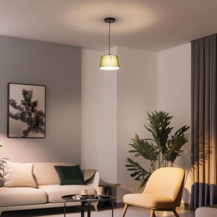 Brilagi - LED Lustr na lanku CERIA 1xE27/40W/230V pr. 25 cm zelená