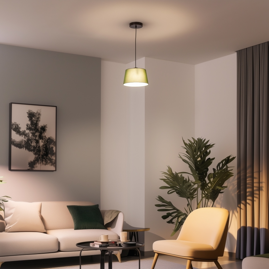 Brilagi - LED Lustr na lanku CERIA 1xE27/40W/230V pr. 25 cm zelená