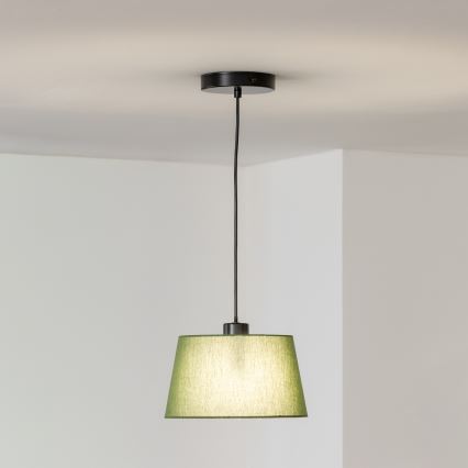 Brilagi - LED Lustr na lanku CERIA 1xE27/40W/230V pr. 25 cm zelená