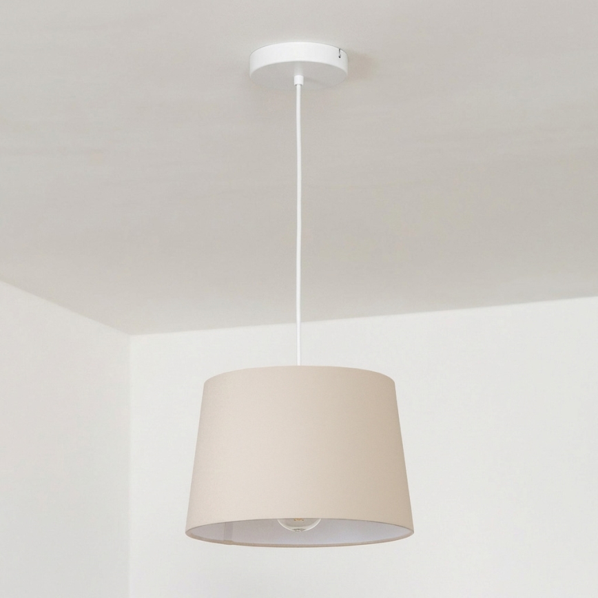 Brilagi - LED Lustr na lanku CERIA 1xE27/40W/230V pr. 30 cm béžová
