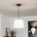 Brilagi - LED Lustr na lanku CERIA 1xE27/40W/230V pr. 30 cm bílá