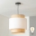 Brilagi - LED Lustr na lanku CERIA 1xE27/40W/230V pr. 30 cm černá/béžová/bílá