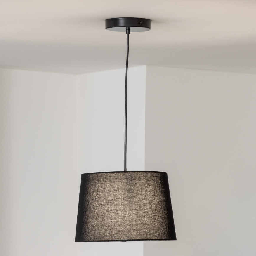 Brilagi - LED Lustr na lanku CERIA 1xE27/40W/230V pr. 30 cm černá