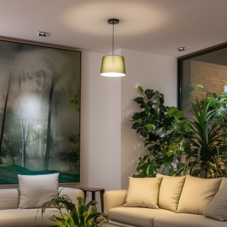 Brilagi - LED Lustr na lanku CERIA 1xE27/40W/230V pr. 30 cm zelená