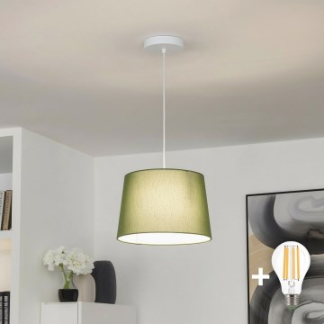 Brilagi - LED Lustr na lanku CERIA 1xE27/40W/230V pr. 30 cm zelená