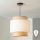 Brilagi - LED Lustr na lanku CERIA 1xE27/40W/230V pr. 40 cm černá/béžová/bílá