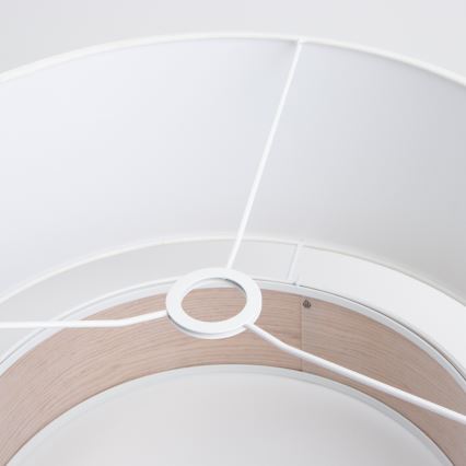 Brilagi - LED Lustr na lanku CERIA 1xE27/40W/230V pr. 50 cm bílá/béžová