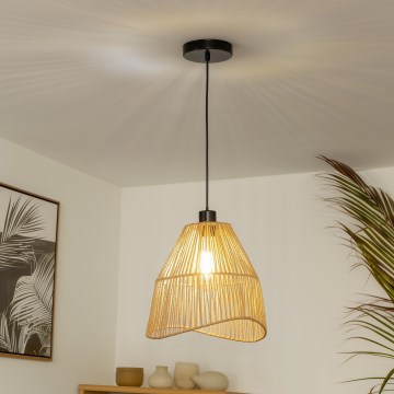 Brilagi - LED Lustr na lanku CERIA BOHO 1xE27/40W/230V pr. 30 cm hnědá