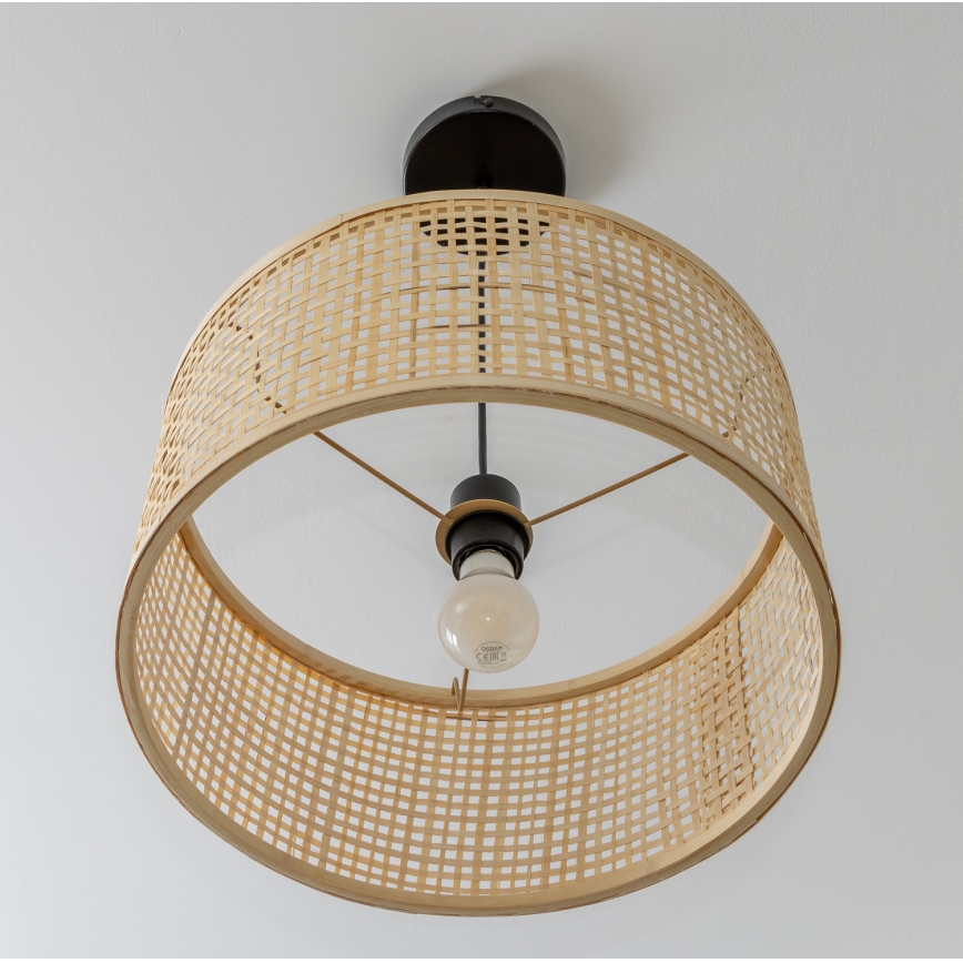 Brilagi - LED Lustr na lanku CERIA BOHO 1xE27/40W/230V pr. 40 cm bambus
