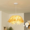 Brilagi - LED Lustr na lanku CERIA BOHO 1xE27/40W/230V pr. 40 cm rafie