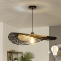 BRILAGI - LED Lustr na lanku CERIA BOHO 1xE27/40W/230V pr. 50 cm černá/hnědá