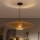 Brilagi - LED Lustr na lanku CERIA BOHO 1xE27/40W/230V pr. 70 cm černá/hnědá
