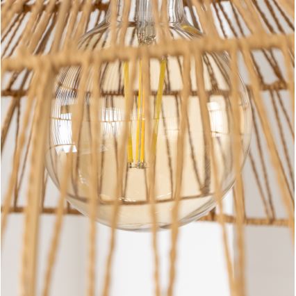 Brilagi - LED Lustr na lanku CERIA BOHO 1xE27/40W/230V pr. 70 cm hnědá