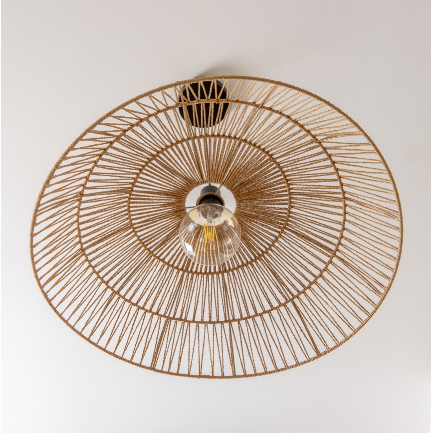 Brilagi - LED Lustr na lanku CERIA BOHO 1xE27/40W/230V pr. 70 cm hnědá