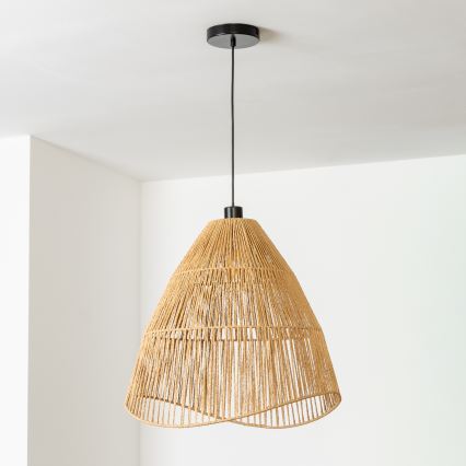 Brilagi - LED Lustr na lanku CERIA BOHO 1xE27/40W/230V pr. 70 cm hnědá