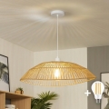 Brilagi - LED Lustr na lanku CERIA BOHO 1xE27/40W/230V pr. 70 cm hnědá