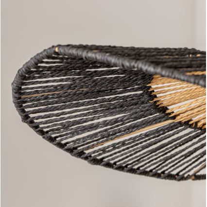 Brilagi - LED Lustr na lanku CERIA BOHO 1xE27/40W/230V pr. 80 cm černá/hnědá