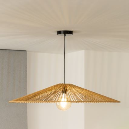 Brilagi - LED Lustr na lanku CERIA BOHO 1xE27/40W/230V pr. 90 cm hnědá